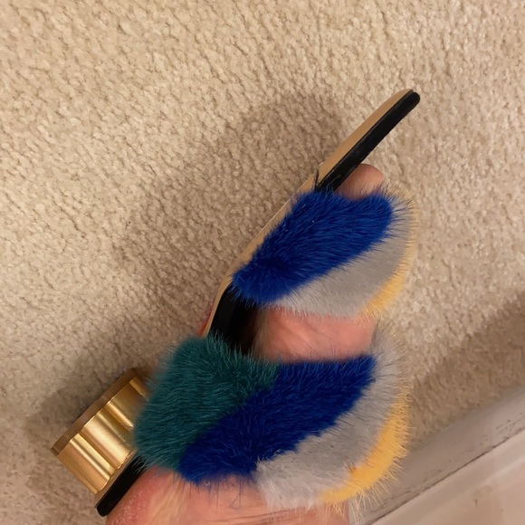 Salvatore Ferragamo belluno rainbow mink - Picture 10 of 11